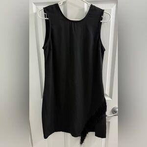 Dance & Marvel Black Fringe Mini Dress